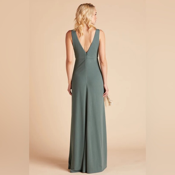 Birdy Grey SHAMIN DRESS CREPE SEA GLASS SMALL NEW NWT BRIDESMAID WEDDING - Picture 2 of 5